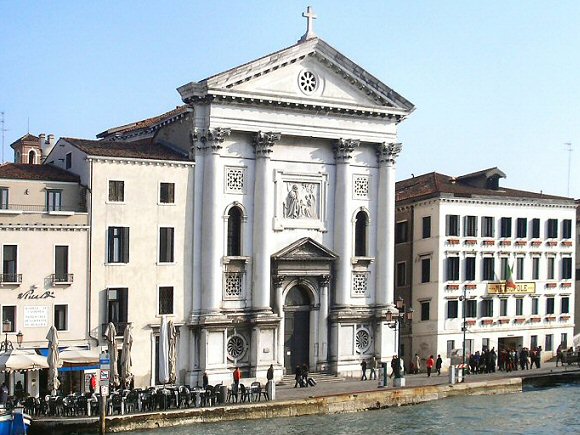 Venise : l'eglise  Santa Maria della Pieta.