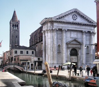 Venise : l'eglise San Barnaba.