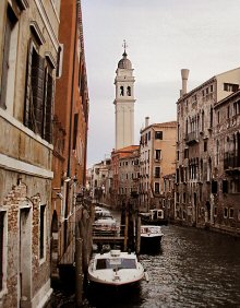 Venise : l'eglise san Moise.