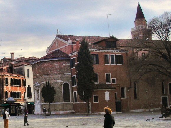 Venise : l'�glise San Polo.