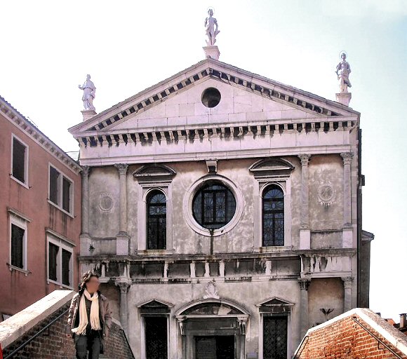 Venise : l'�glise San Sebastiano.