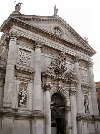 Venise : l'eglise san Stae.