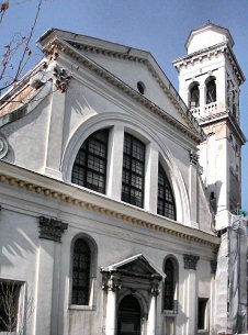 Venise : l'eglise San Trovaso.