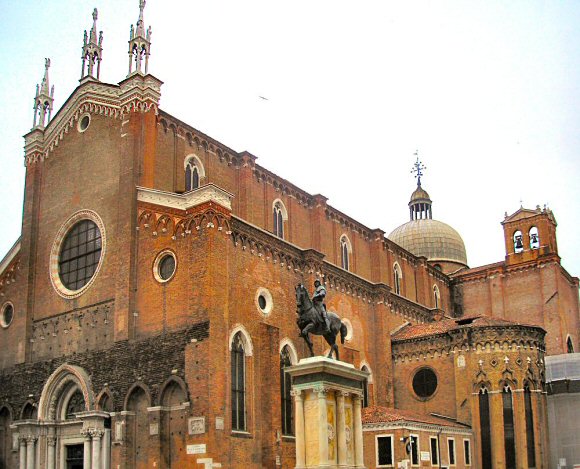 Venise : l'�glise San Zanipolo.