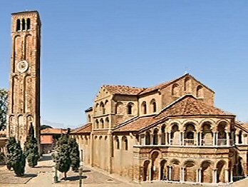 Venise : l'�glise Santa Maria et San Donato � Murano.