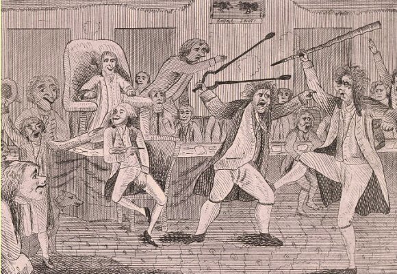 Vermont : un pugilat au Congr�s.