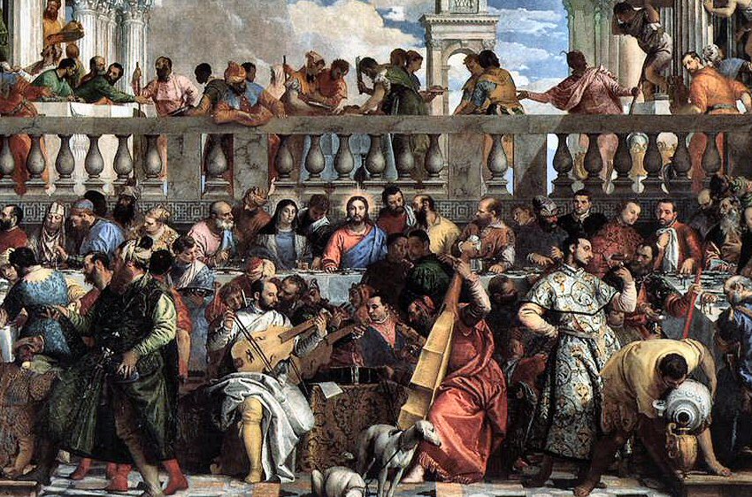 V�ron�se : les Noces de Cana (d�tail).