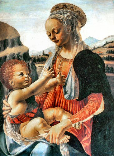 Verrocchio : Madone.