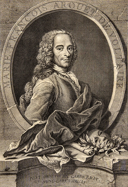 Voltaire (portrait grav�).