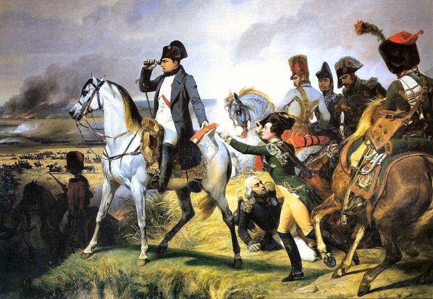 La Bataille de Wagram, par Horace Vernet.
