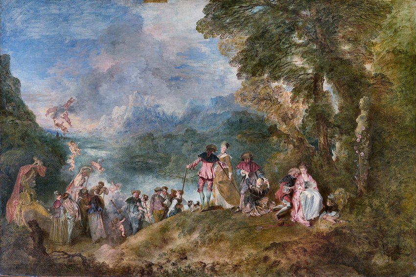 Watteau : l'Embarquement pour Cyth�re.
