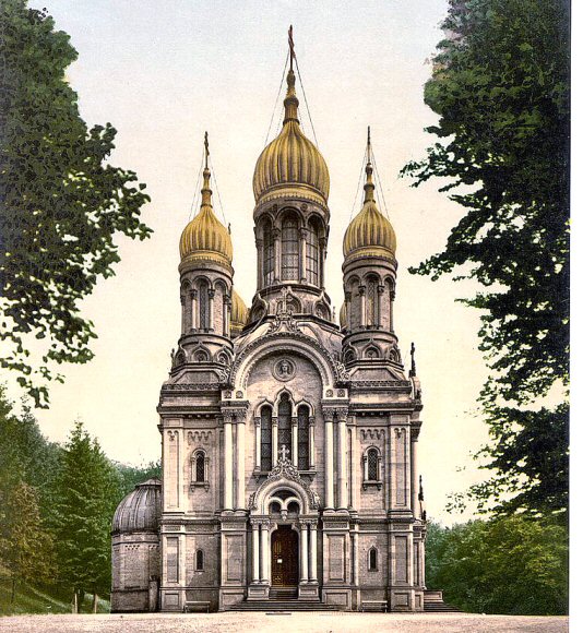 Wiesbaden : chapelle grecque.
