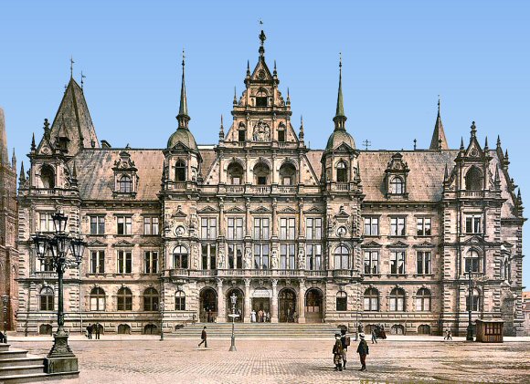 Wiesbaden : le palais de Justice.