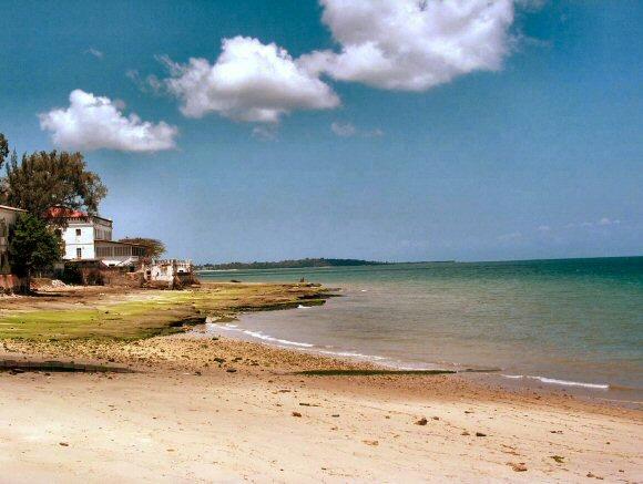 Une plage de Stone Town, � Zanzibar.