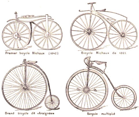 Bicycles.