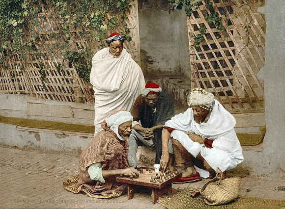 Joueurs d'�checs en Alg�rie.