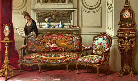 Mobilier au XVIIe si�cle.