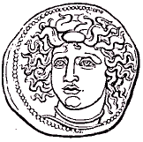 M�duse sur une monnaie grecque.