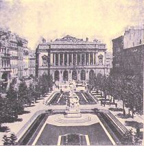 Marseille : square de la Bourse.