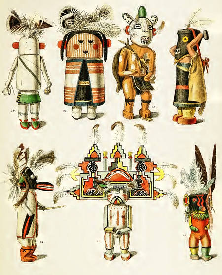 Poup�es kachinas.