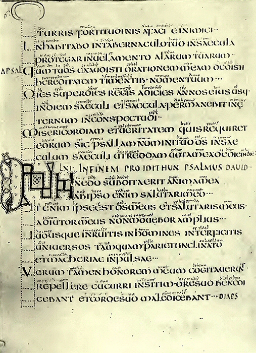 Psautier latin.