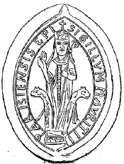 Sceau de Maurice de Sully.